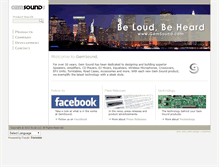 Tablet Screenshot of gemsound.com